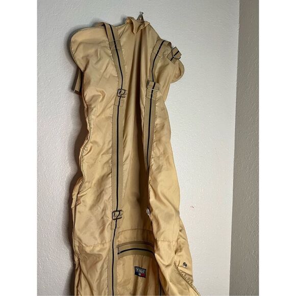 The Smuggler Retro Vintage tan  Garment Travel Bag Luggage Carry On VTG - Picture 1 of 5